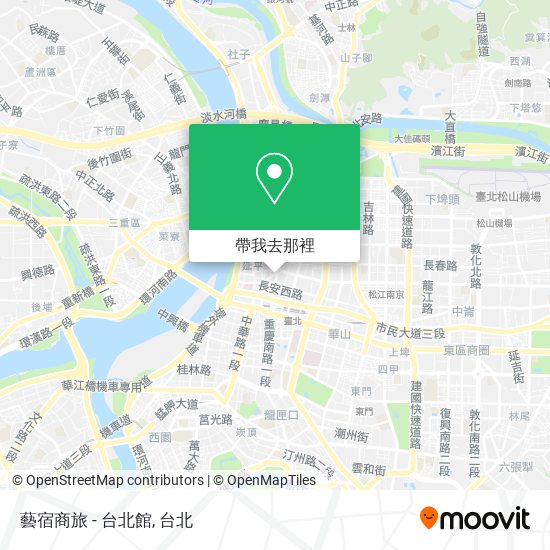 藝宿商旅 - 台北館地圖