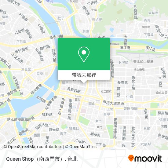 Queen Shop（南西門市）地圖