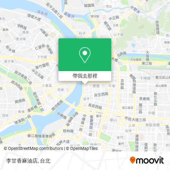 李甘香麻油店地圖