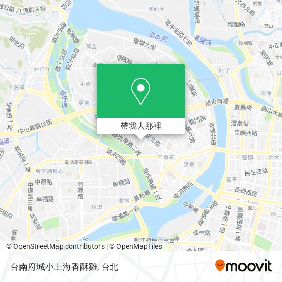 台南府城小上海香酥雞地圖