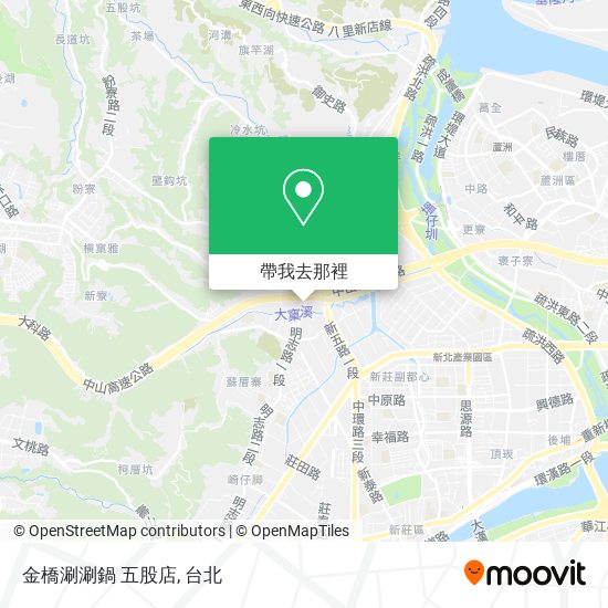 金橋涮涮鍋 五股店地圖
