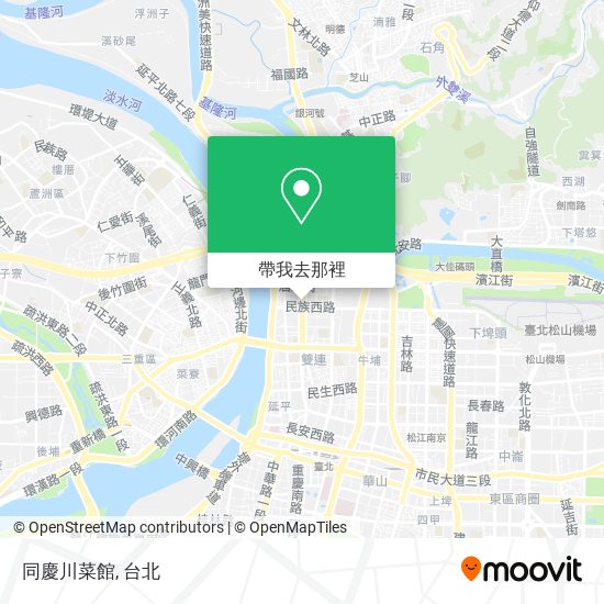 同慶川菜館地圖