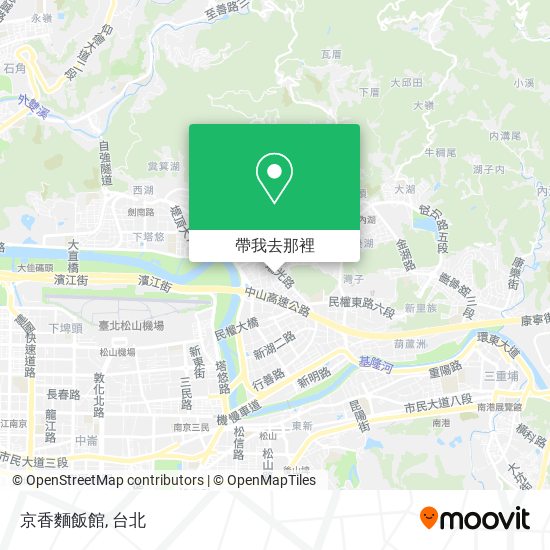 京香麵飯館地圖