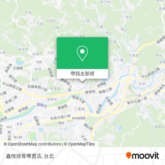 鑫悅排骨專賣店地圖
