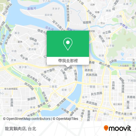 龍賞鵝肉店地圖