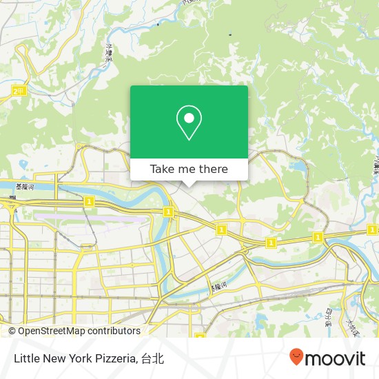 Little New York Pizzeria, 臺北市內湖區江南街71巷16弄18號地圖