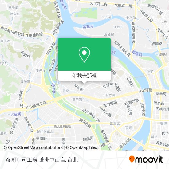 麥町吐司工房-蘆洲中山店地圖