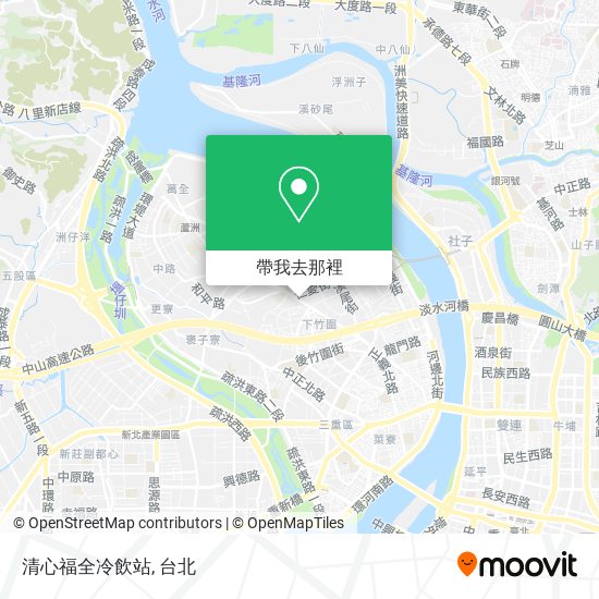 清心福全冷飲站地圖