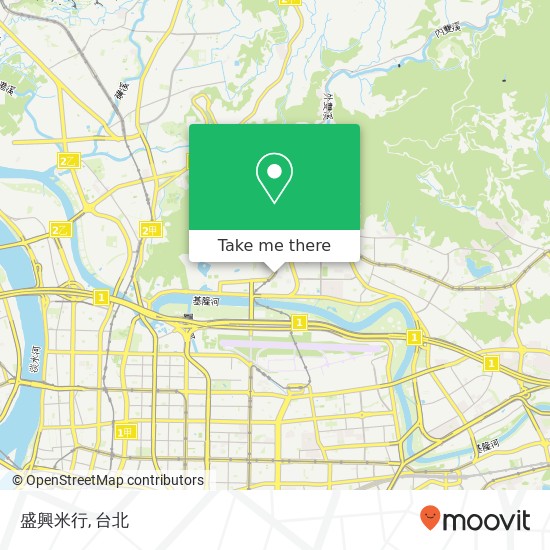 盛興米行, 臺北市中山區北安路560號地圖