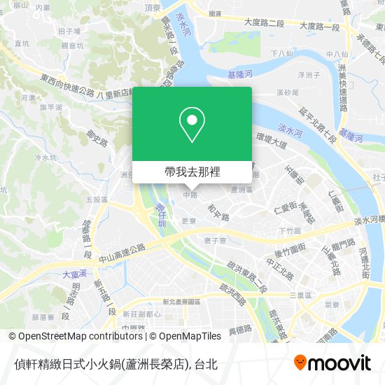 偵軒精緻日式小火鍋(蘆洲長榮店)地圖