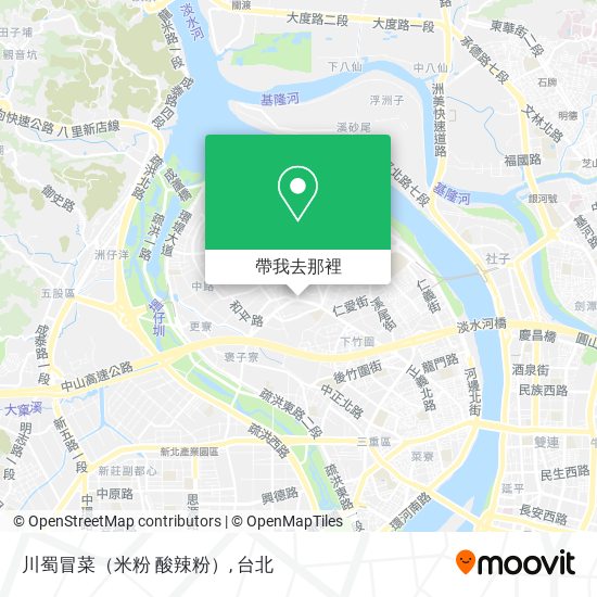 川蜀冒菜（米粉 酸辣粉）地圖