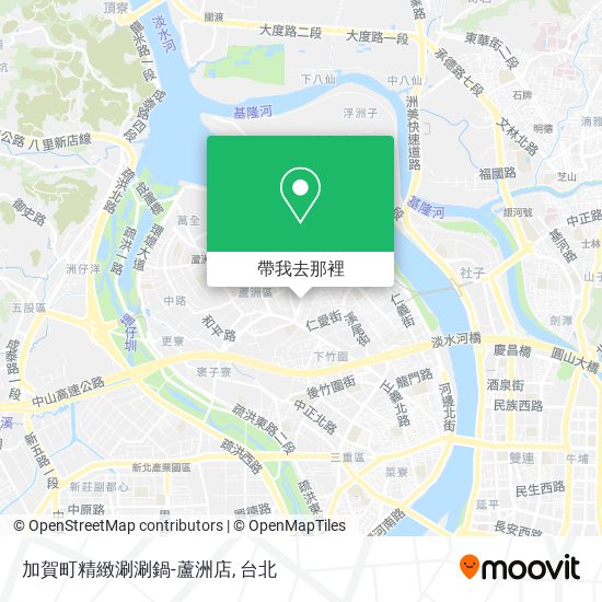 加賀町精緻涮涮鍋-蘆洲店地圖