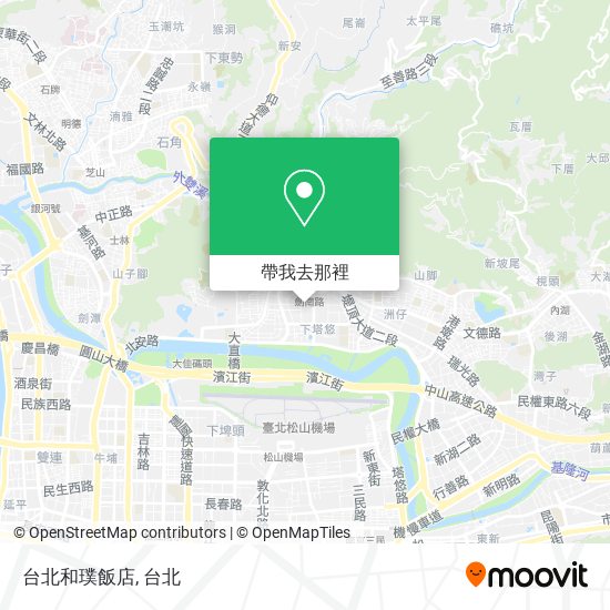 台北和璞飯店地圖