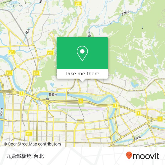 九鼎鐵板燒, 臺北市中山區樂群三路69號地圖