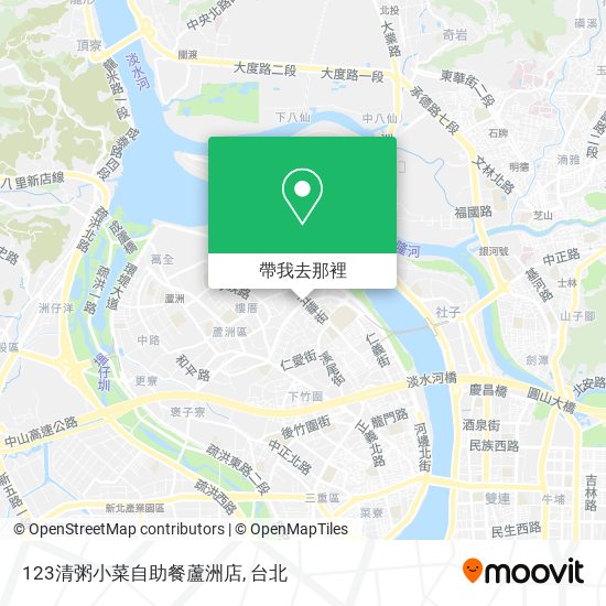 123清粥小菜自助餐蘆洲店地圖