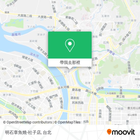 明石章魚燒-社子店地圖