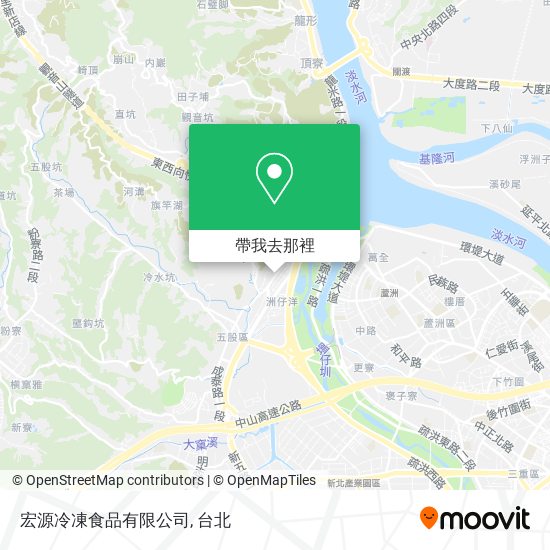 宏源冷凍食品有限公司地圖