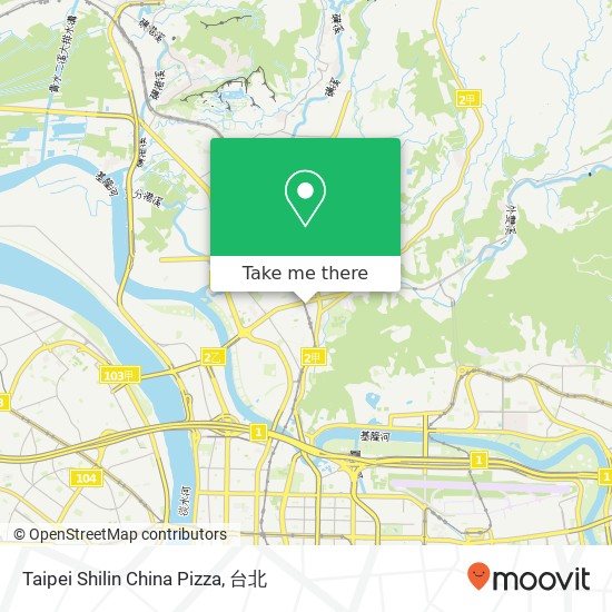 Taipei Shilin China Pizza, 臺北市士林區中正路235巷10號地圖