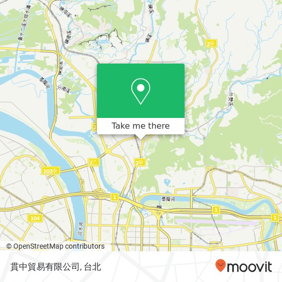 貫中貿易有限公司, 臺北市士林區中正路187巷50號地圖