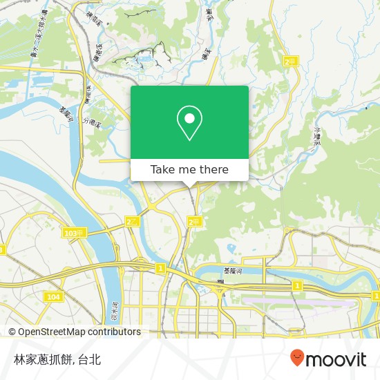 林家蔥抓餅, 臺北市士林區中正路235巷10號地圖