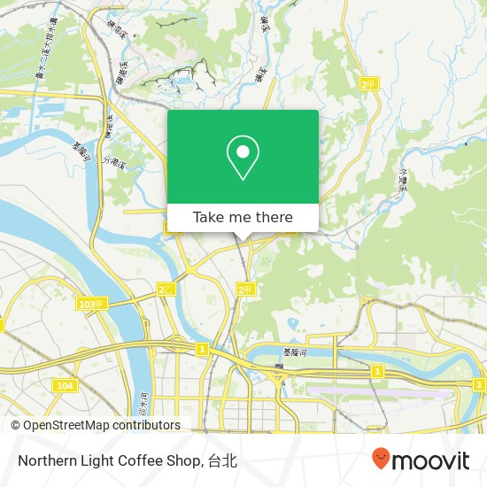 Northern Light Coffee Shop, 臺北市士林區中正路208號地圖