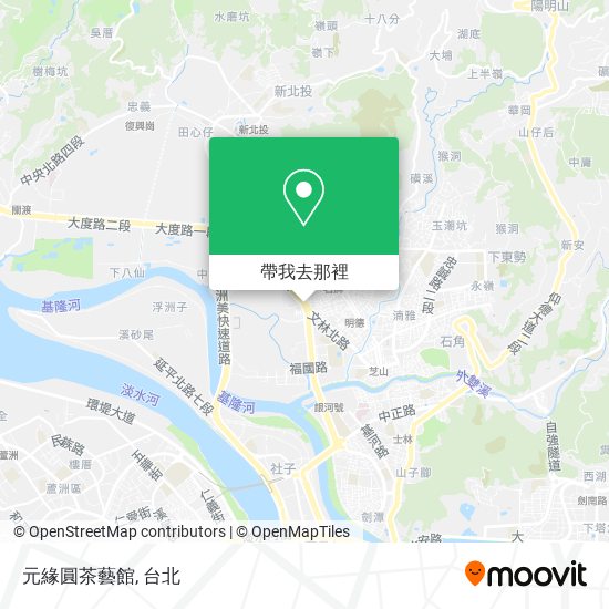 元緣圓茶藝館地圖