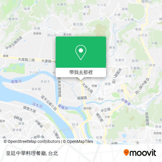 皇廷中華料理餐廳地圖