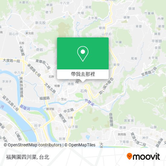 福興園四川菜地圖