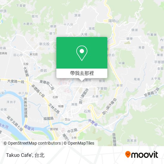 Takuo Cafe'地圖