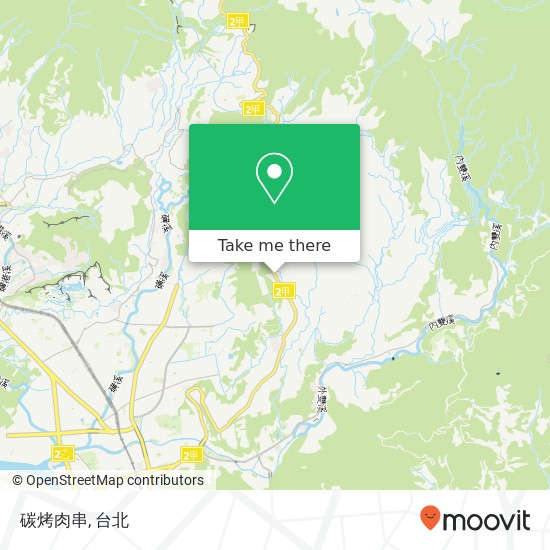 碳烤肉串, 臺北市士林區仰德大道三段地圖