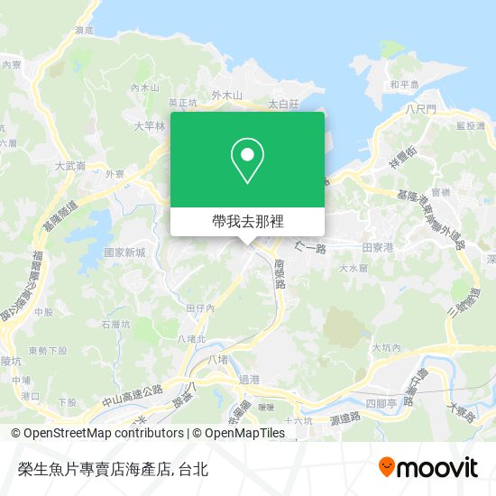 榮生魚片專賣店海產店地圖
