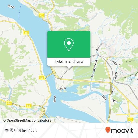 箐園巧食館, 臺北市北投區中央北路四段400號地圖