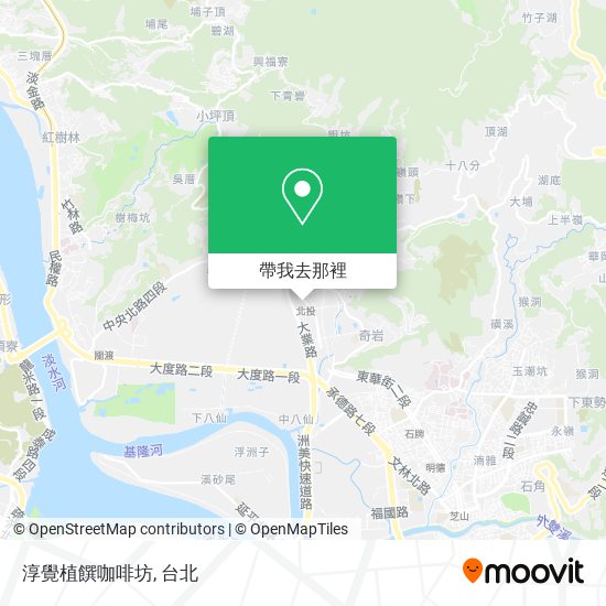 淳覺植饌咖啡坊地圖