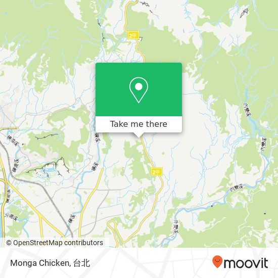 Monga Chicken, 臺北市士林區中華路地圖