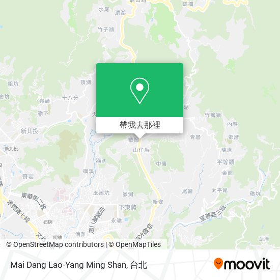Mai Dang Lao-Yang Ming Shan地圖