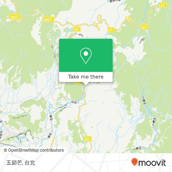 五節芒, 臺北市士林區陽明路一段50號地圖