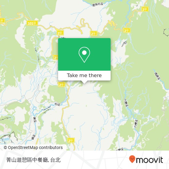 菁山遊憩區中餐廳, 臺北市士林區地圖
