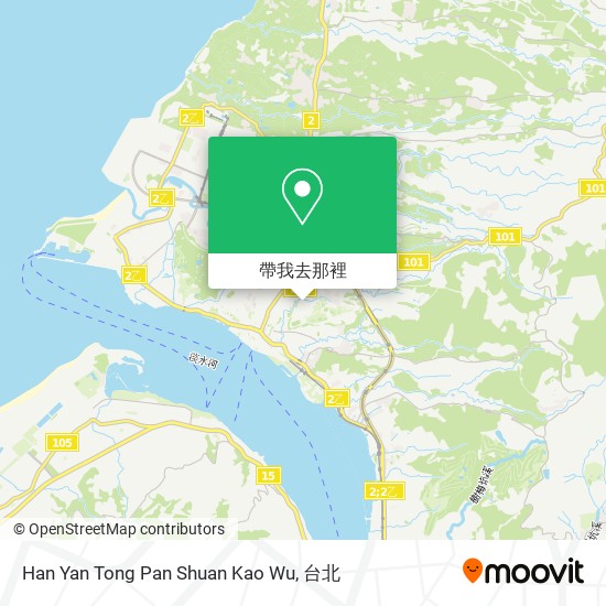Han Yan Tong Pan Shuan Kao Wu地圖
