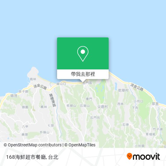 168海鮮超市餐廳地圖