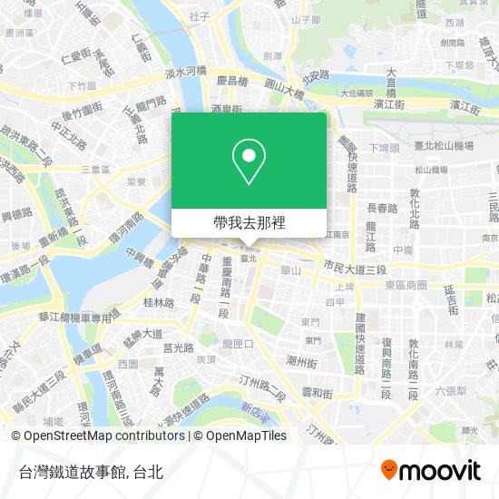 台灣鐵道故事館地圖