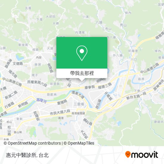 惠元中醫診所地圖