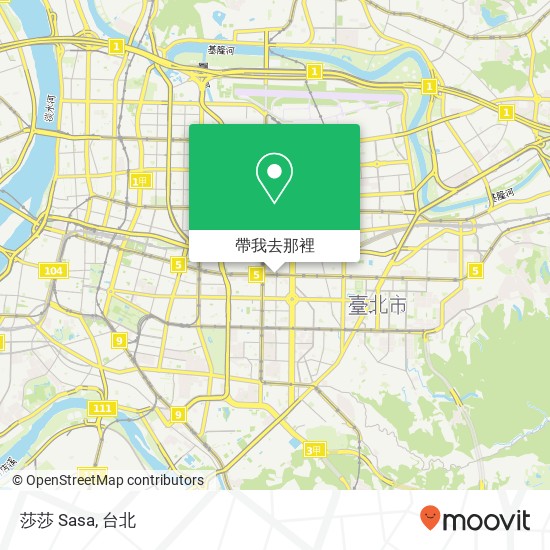 莎莎 Sasa地圖