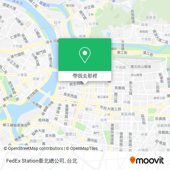 FedEx Station臺北總公司地圖