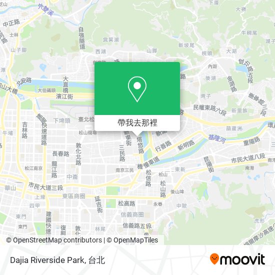 Dajia Riverside Park地圖