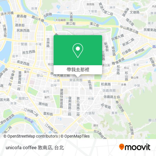 unicofa coffee 敦南店地圖