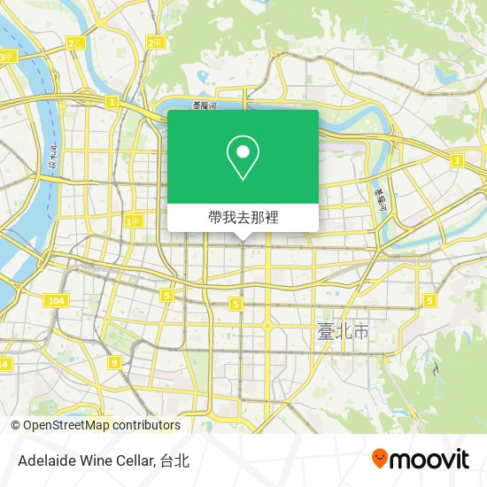 Adelaide Wine Cellar地圖