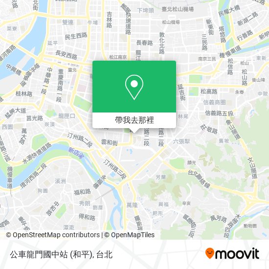 公車龍門國中站 (和平)地圖