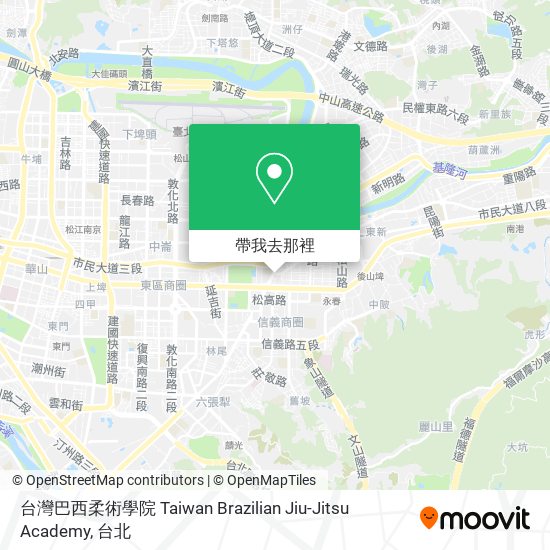 台灣巴西柔術學院 Taiwan Brazilian Jiu-Jitsu Academy地圖