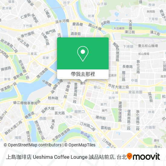 上島珈琲店 Ueshima Coffee Lounge 誠品站前店地圖
