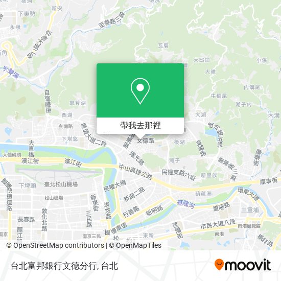 台北富邦銀行文德分行地圖